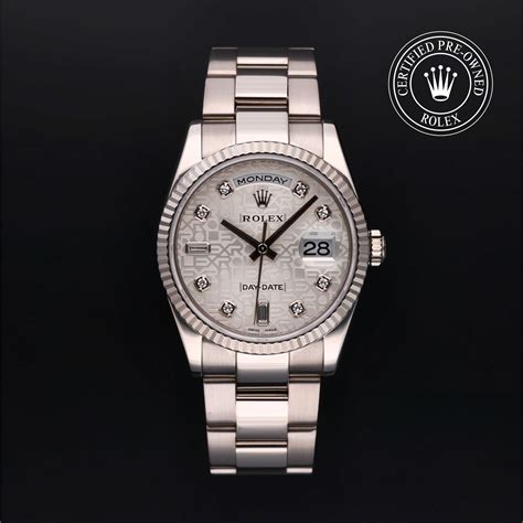 rolex certified pre-owned day-date 36 mm|used rolex day date watches.